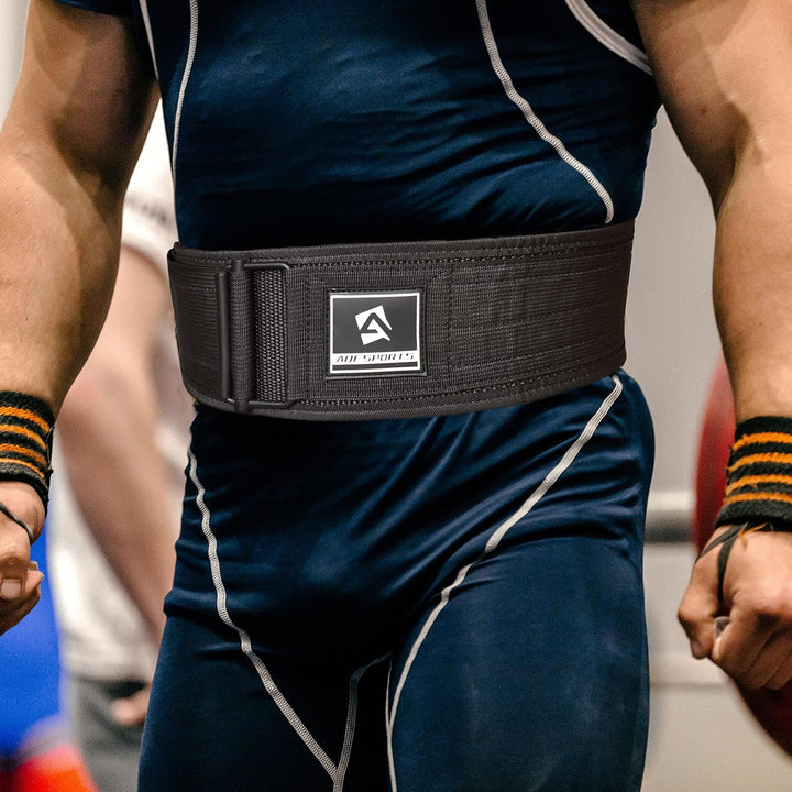 AQF Gewichthebergürtel, 4"/10.2cm Autolock Nylon Gürtel, Functional Training Bodybuilding Fitness Gü