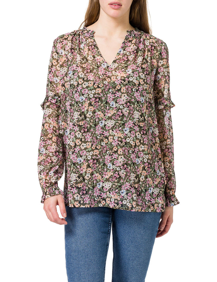 ESPRIT Damen Bluse M 353/Khaki Green 4, M 353/Khaki Green 4