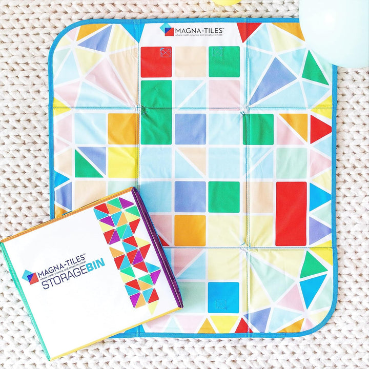 Magna-Tiles Storage Bin and Interactive Play-Mat