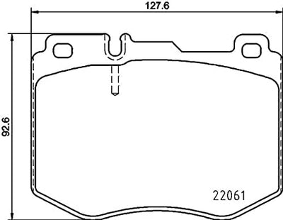 HELLA PAGID 8DB 355 021-671 Bremsbelagsatz - T2378 - Dicke/Stärke: 18.9mm - Bremssystem: Brembo - fü