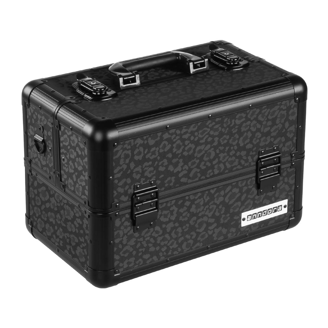 anndora Beauty Case Kosmetikkoffer - Stilvoller Schmuckkoffer, Schminkkoffer mit robustem Aluminiumr