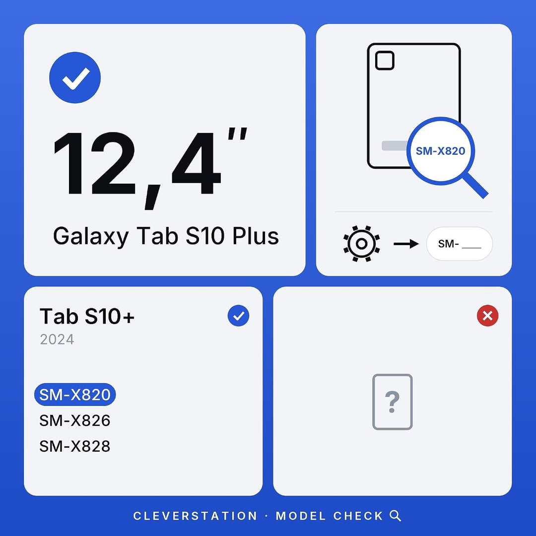 Tablet Wandhalterung für Samsung Galaxy Tab S10 Plus (12,4 Zoll) - Passgenauer &amp; Flacher Rahmen für