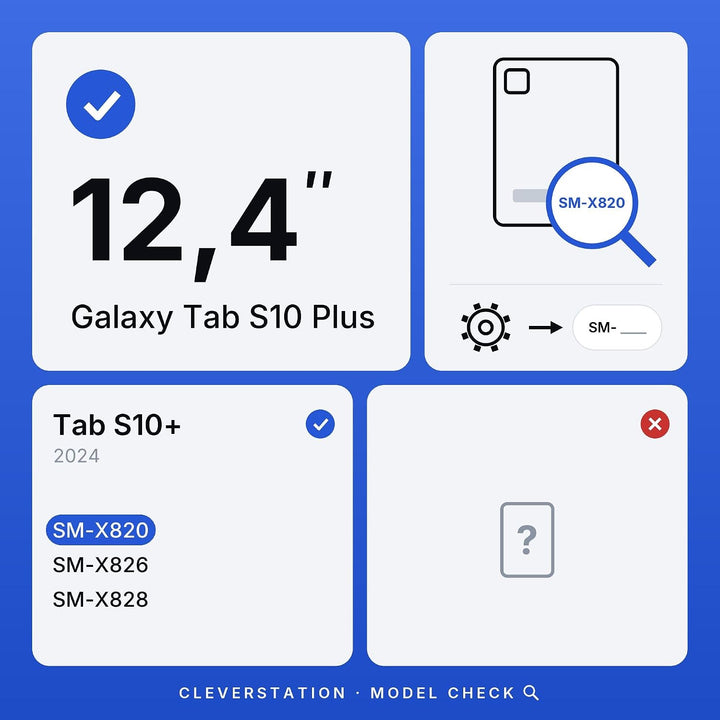 Tablet Wandhalterung für Samsung Galaxy Tab S10 Plus (12,4 Zoll) - Passgenauer &amp; Flacher Rahmen für