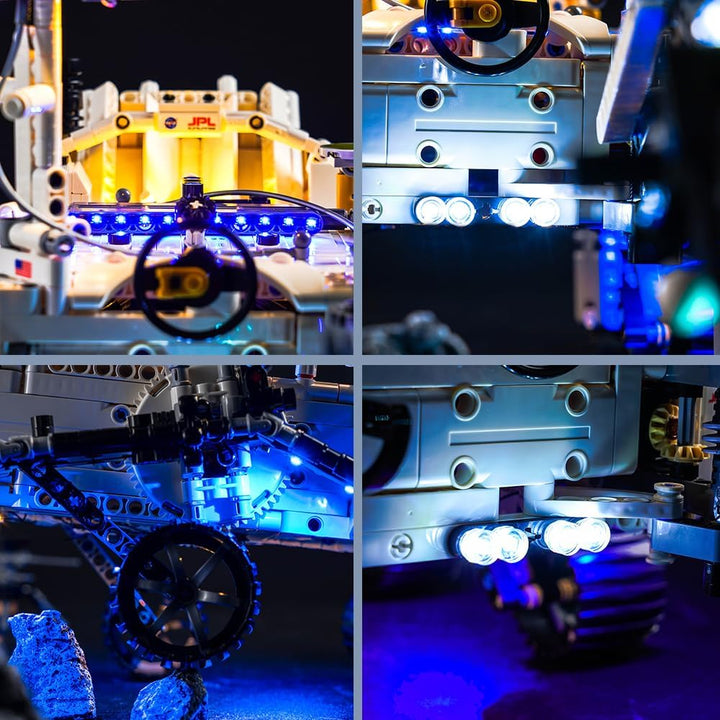 Fernbedienung Licht-Kit für Lego NASA Mars Rover Perseverance 42158 (Kein Lego-Modell), Led Beleucht