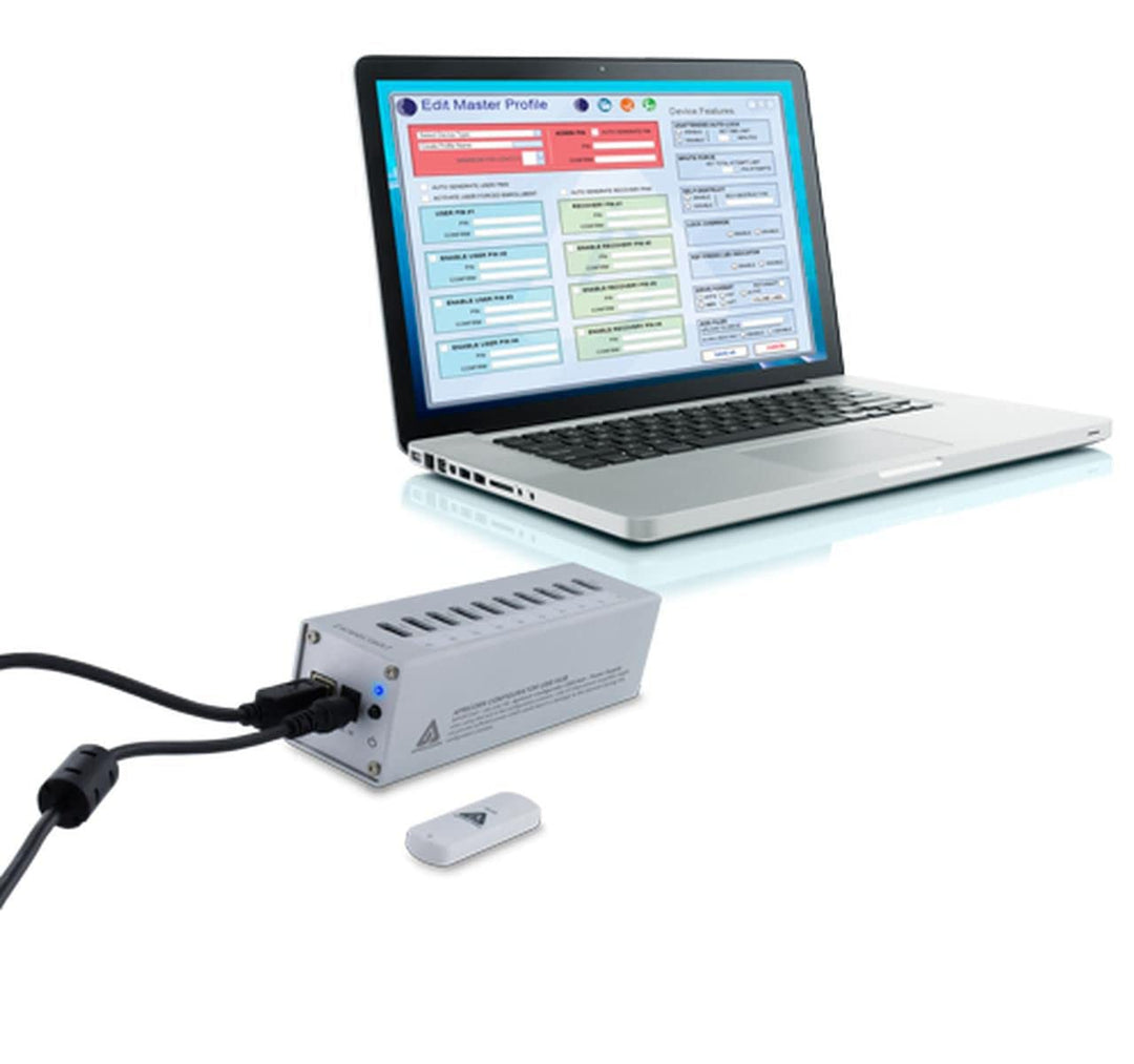 Apricorn Aegis Konfigurator gebündelt mit 10-Port USB-Hub mit 5 Amp Netzteil und Windows-Software (a