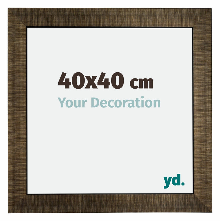 yd. Your Decoration - Bilderrahmen 40x40 cm - Bilderrahmen aus Holz mit Acrylglas - Antireflex - Aus