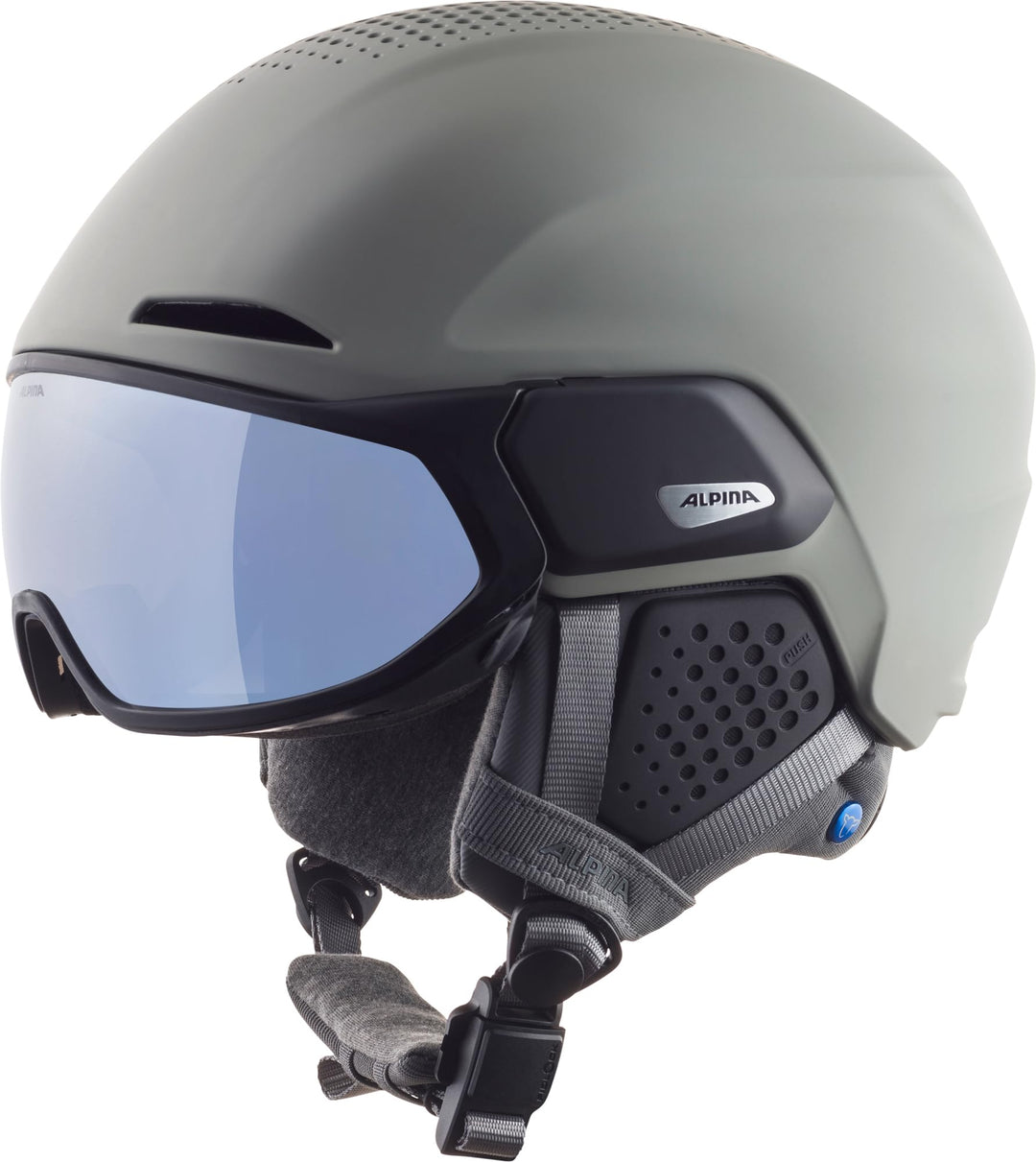 ALPINA ALTO Q-LITE - Sicherer, Stossabsorbierender &amp; Individuell Anpassbarer Skihelm Mit Kontrastver