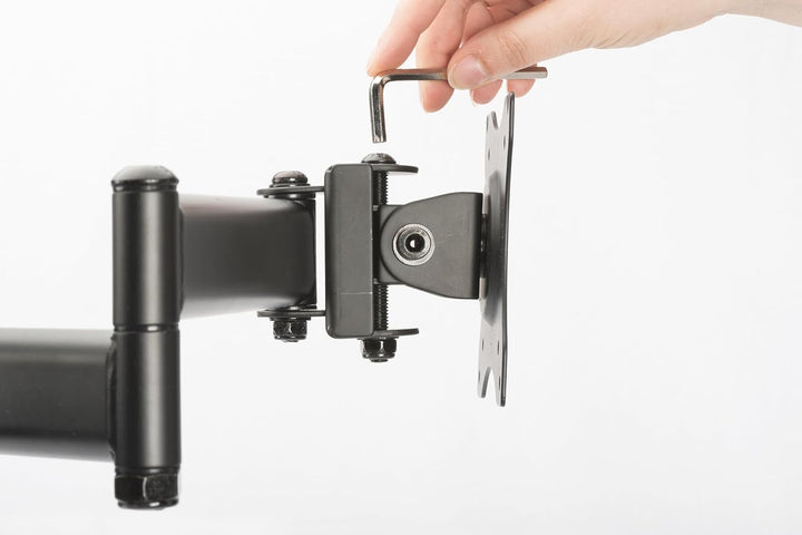 DIGITUS Monitor-Halterung - Tischklemme - 2 Monitore - Bis 27 Zoll - Bis 2x 8 kg - VESA 75x75, 100x1