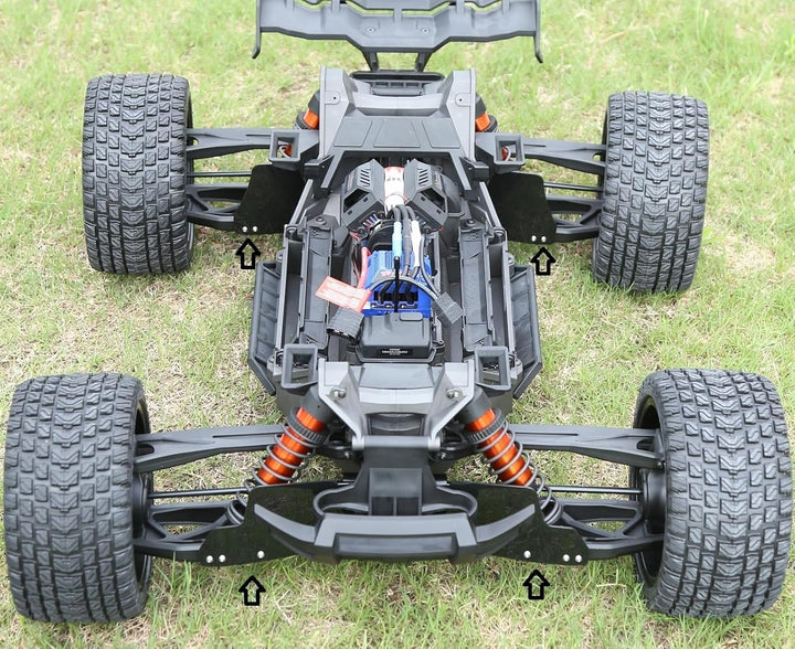 Levigo RC Vorne Hinten A-Arm Kotflügel Kompatibel Mit Traxxas 1/6 XRT 1/5 X-MAXX RC Vorne Hinten Sch