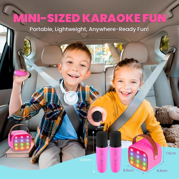 Mädchen Geschenk Kinder Karaoke Maschine: Karaoke Mikrofon Kinder- Spielzeug ab 3-11 Jahre Mädchen J