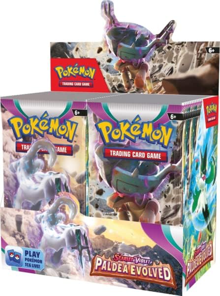 Pokémon TCG: Scarlet & Violet-Paldea Evolved Booster Display Box (36 Packs) - EN Einzelbett, Einzelb