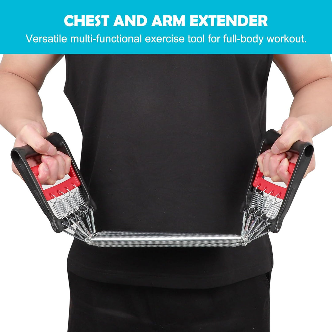 sourcing map Chest Expander Verstellbar, Brust Arm Expander für Männer & Frauen, Fitness Equipment m