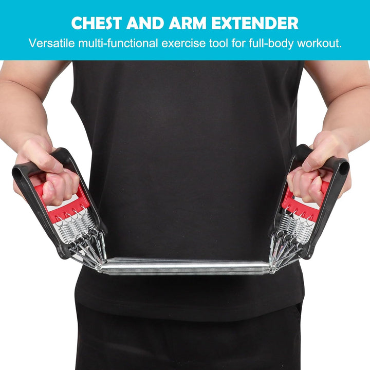 sourcing map Chest Expander Verstellbar, Brust Arm Expander für Männer & Frauen, Fitness Equipment m
