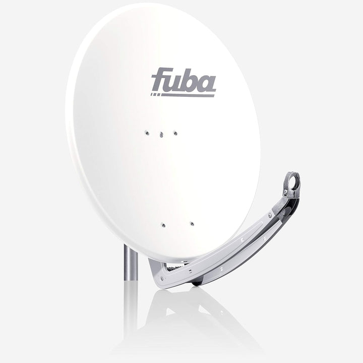 Fuba DAA 780 W Aluminium-Satelliten-Parabolantenne (38,50 dB, Grosse 78 cm) weiss weiss 78 cm, weiss