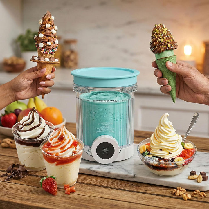 4 Stück Behälter mit Deckel für Ninja Swirl NC700 NC701, 480ml Eiscreme Eisbehälter für Ninja Creami