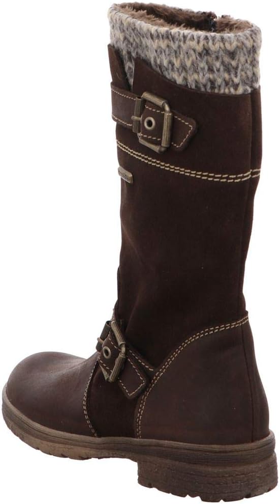 Däumling Marco RV - Alia Mädchen Langschaft Stiefel 28 EU Braun Denver Espresso, 28 EU Braun Denver