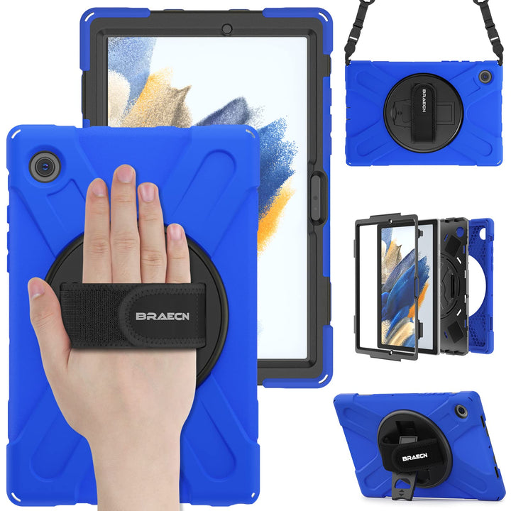 BRAECN Hülle für Samsung Galaxy Tab A8 10.5 Zoll 2022 SM-X200/SM-X205/SM-X207, Stossfeste Robuste Tr