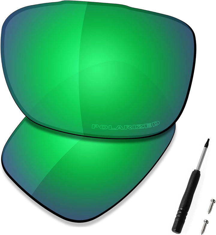 Saucer Premium Ersatzgläser für Oakley TwoFace OO9189 Sonnenbrillen High Definition - Jade Green Pol