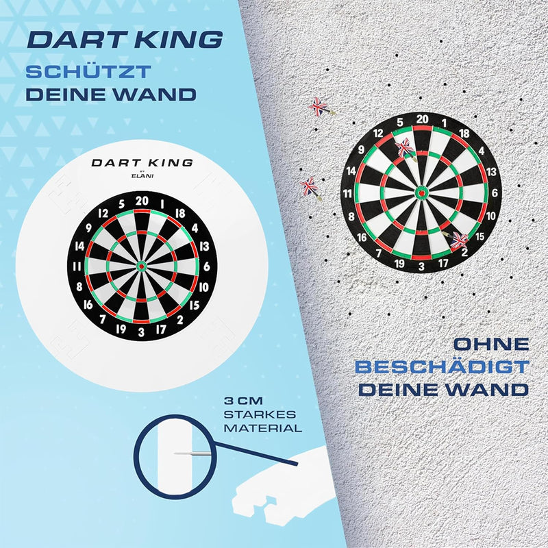 ELANI – klimaneutraler Dartring für optimalen Schutz von Wand, Boden, Dartpfeil und Flight – passgen