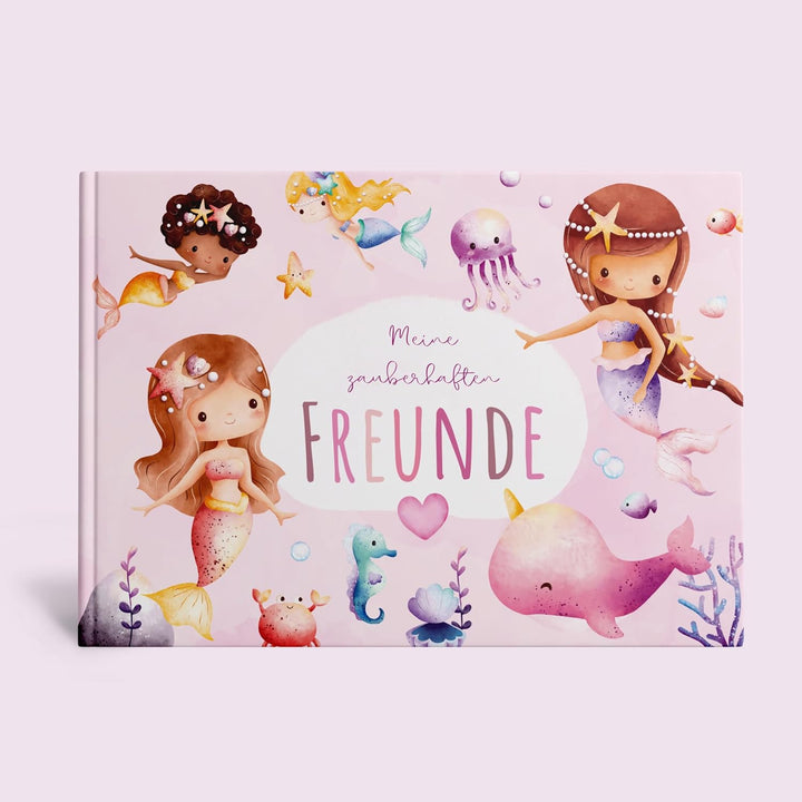 MeinBaby123® Freundebuch für Kinder, Freundschaftsbuch, Freundebuch Kindergarten, Freundebuch Schule