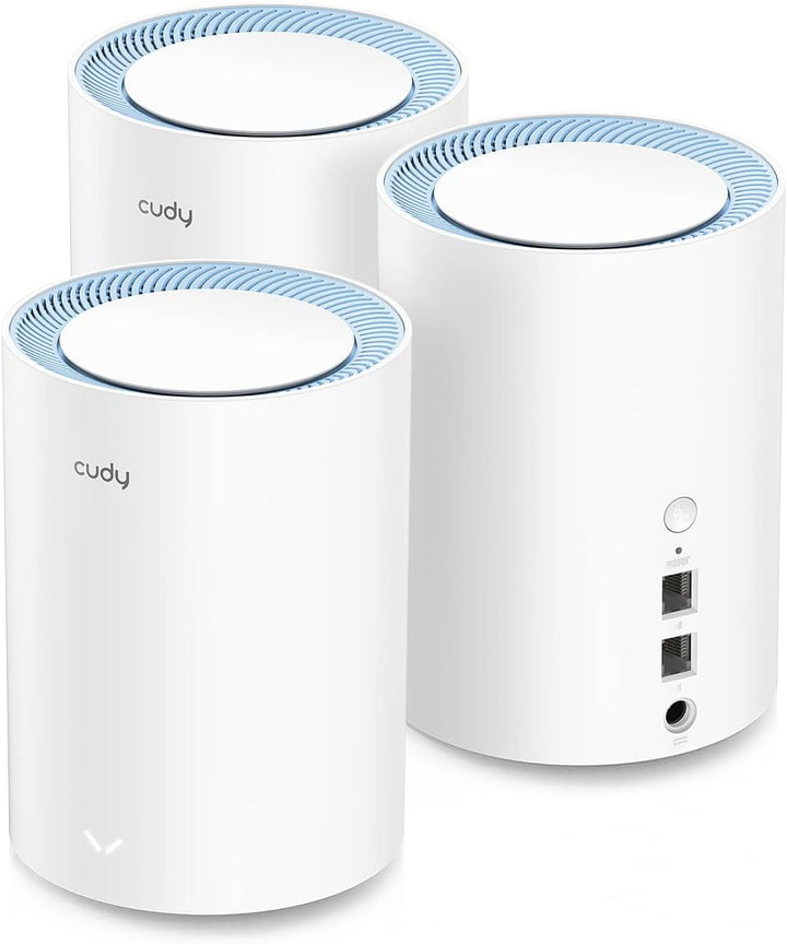 Cudy AC1200 Whole Home Mesh-WLAN-System, AC1200 Dualband-WLAN-Router, Range Extender, VPN, DNS über