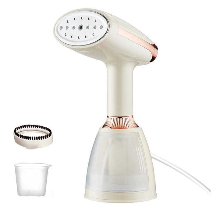 Hand Steamer Dampfglätter 1500W, Tragbarer Reise Dampfglätter mit 280ml Abnehmbarer Wassertank, 15 S