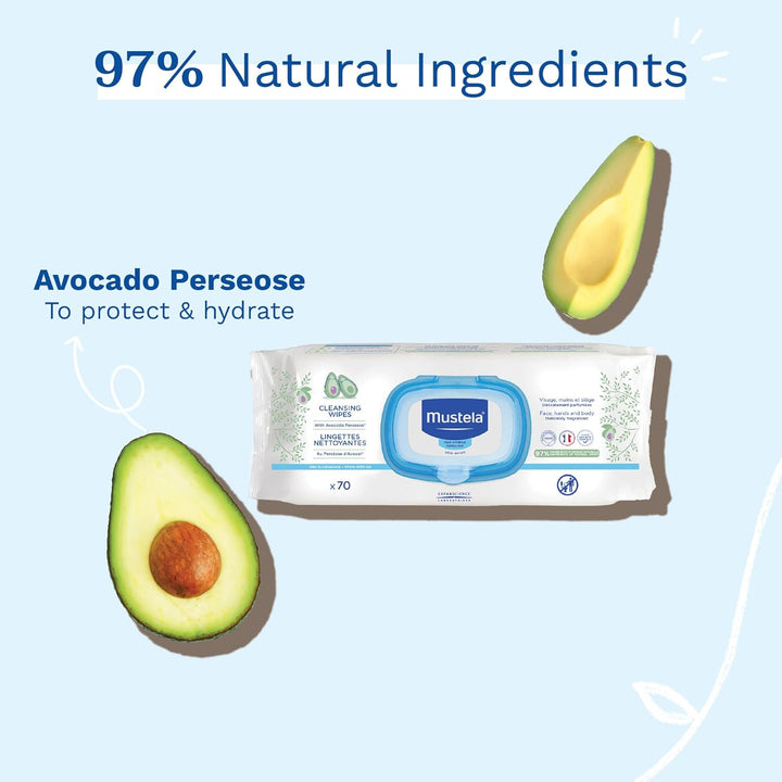 Mustela Toallitas Grues Rec 70U, blue