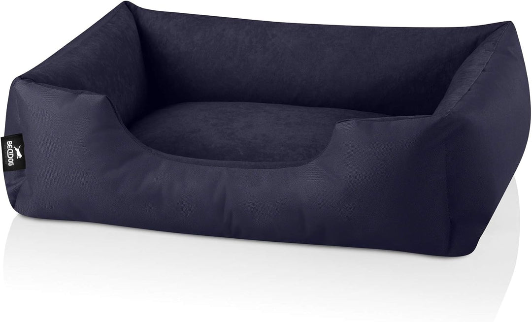 BedDog Hundebett Zara, Hundekissen mit abziehbaren waschbaren Bezug, Hundekorb, Hundesofa, für klein