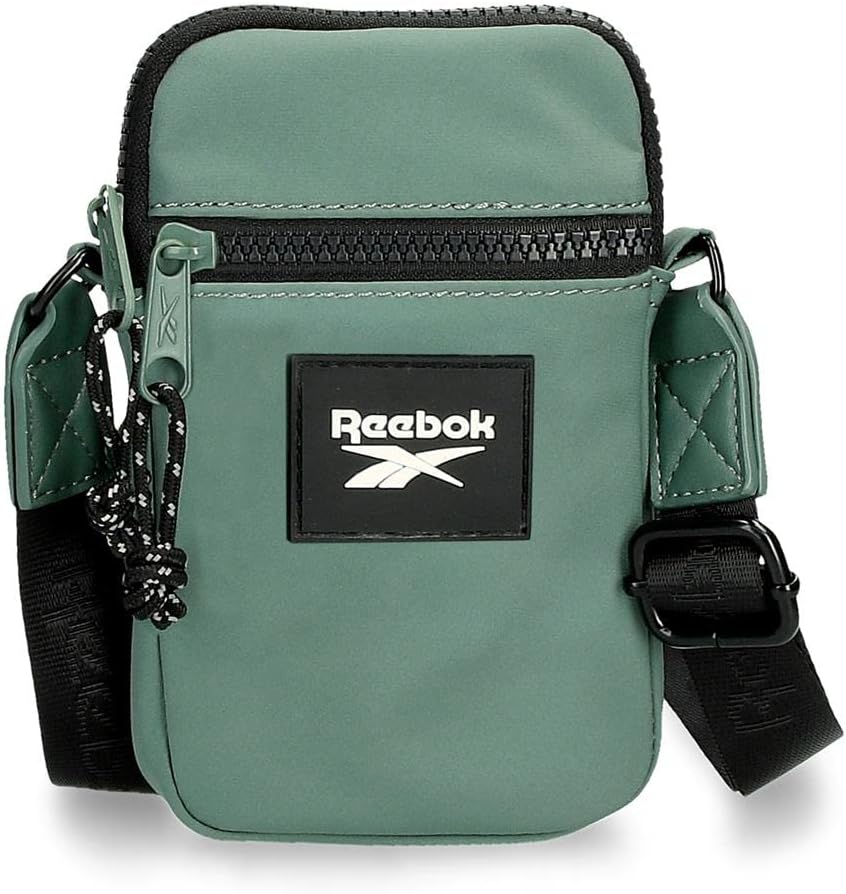 Reebok Damen Elsie Gepäck- Kuriertasche Bandolera Pequeña Grün, Bandolera Pequeña Grün