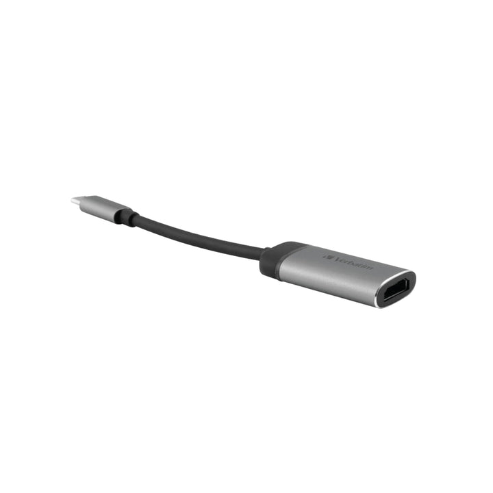 Verbatim Adapter USB Adapter, USB-C Stecker > HDMI Buchse HDMI 4K Adapter 10 cm Kabel, HDMI 4K Adapt