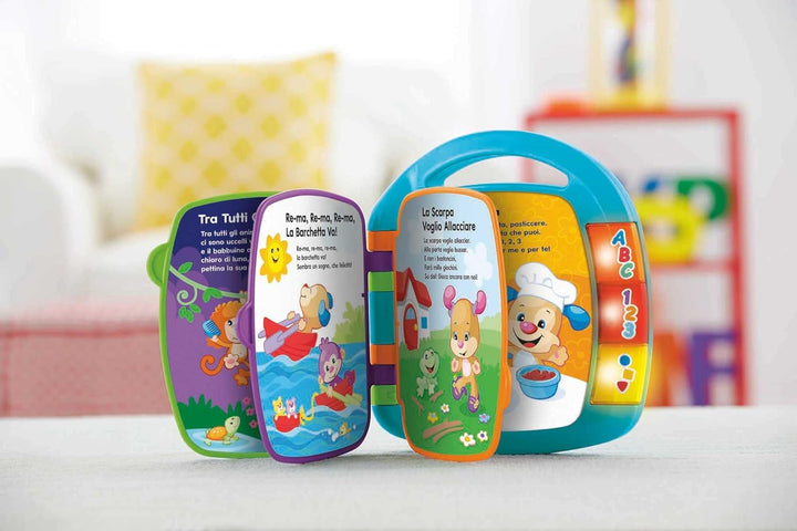 Fisher Price CDH49 Lyrics and Learning Book for Children Aged 6 Months and Above Italienisch, Italie