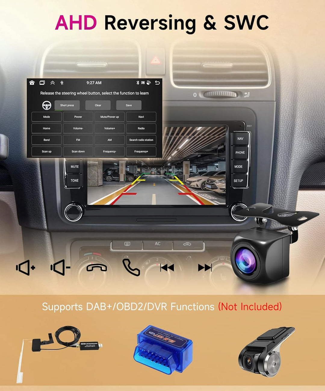 6G+128G 8 Core Wireless Carplay Android Autoradio für VW Golf 5 6 Passat Polo Tiguan Touran Caddy Sk