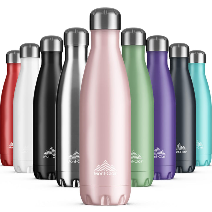 Mont-Clair Trinkflasche Edelstahl - Thermosflasche - BPA-freie - Water Bottle, Edelstahl trinkflasch