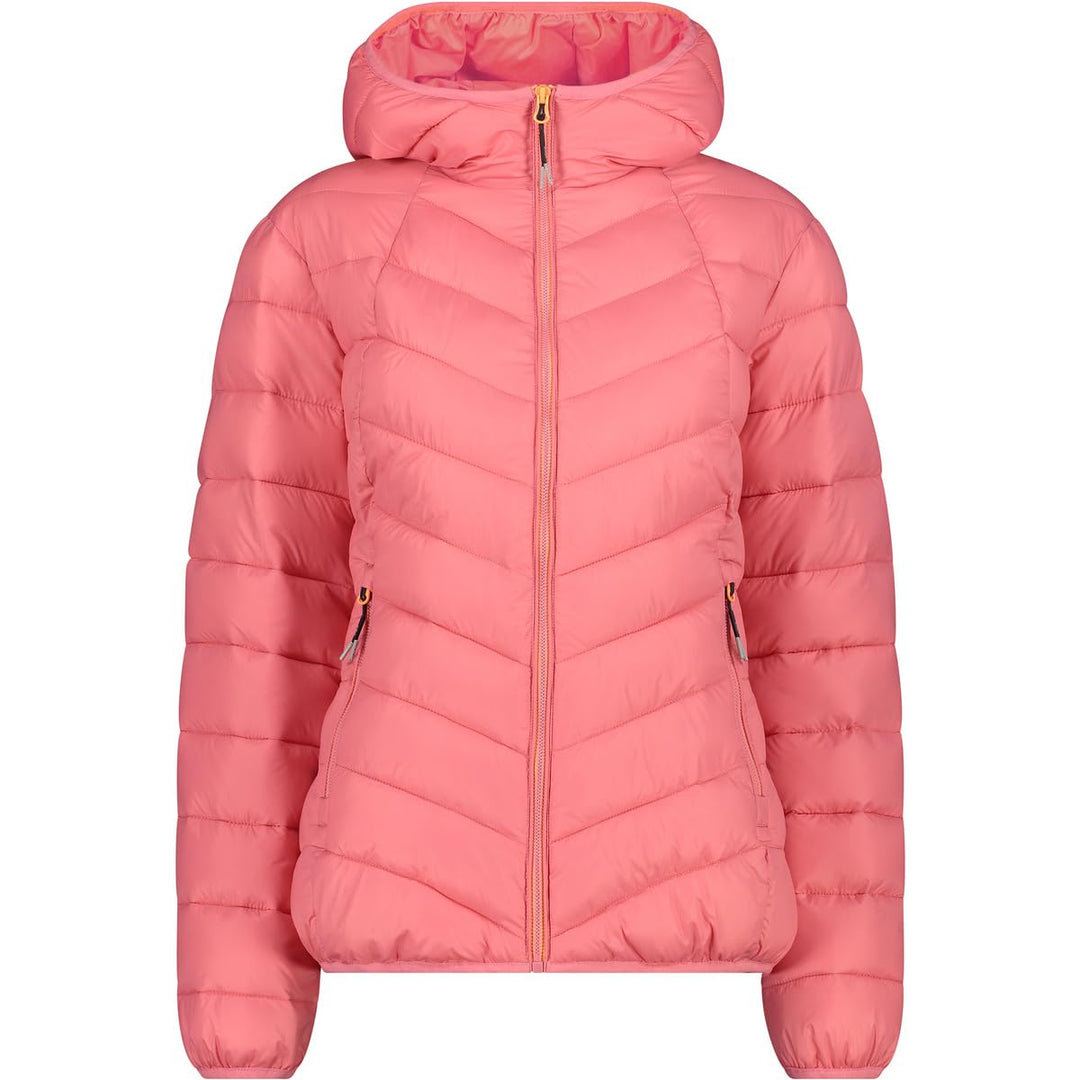 CMP Damen Damenjacke mit Fester Kapuze Wattierte Jacke M Angeln, M Angeln