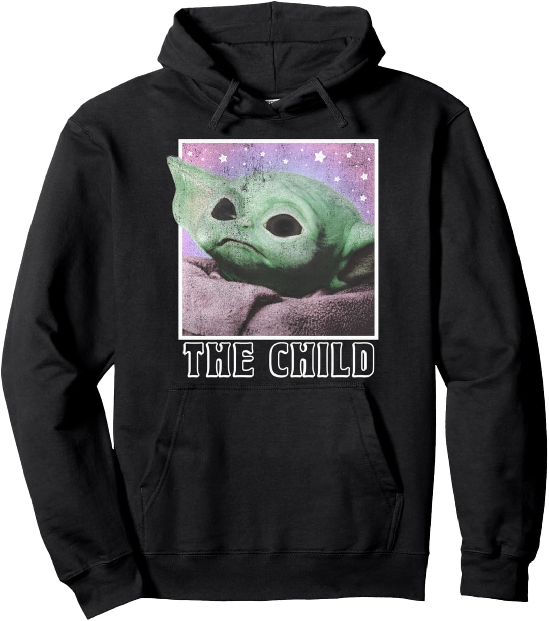 Star Wars Mandalorian The Child Galaxy Star Gaze Pullover Hoodie