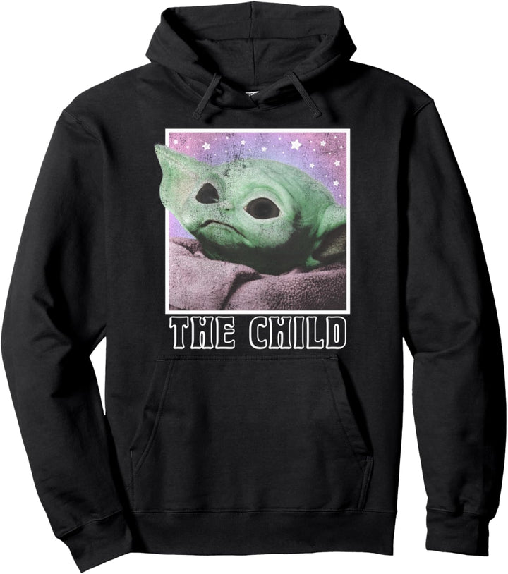 Star Wars Mandalorian The Child Galaxy Star Gaze Pullover Hoodie