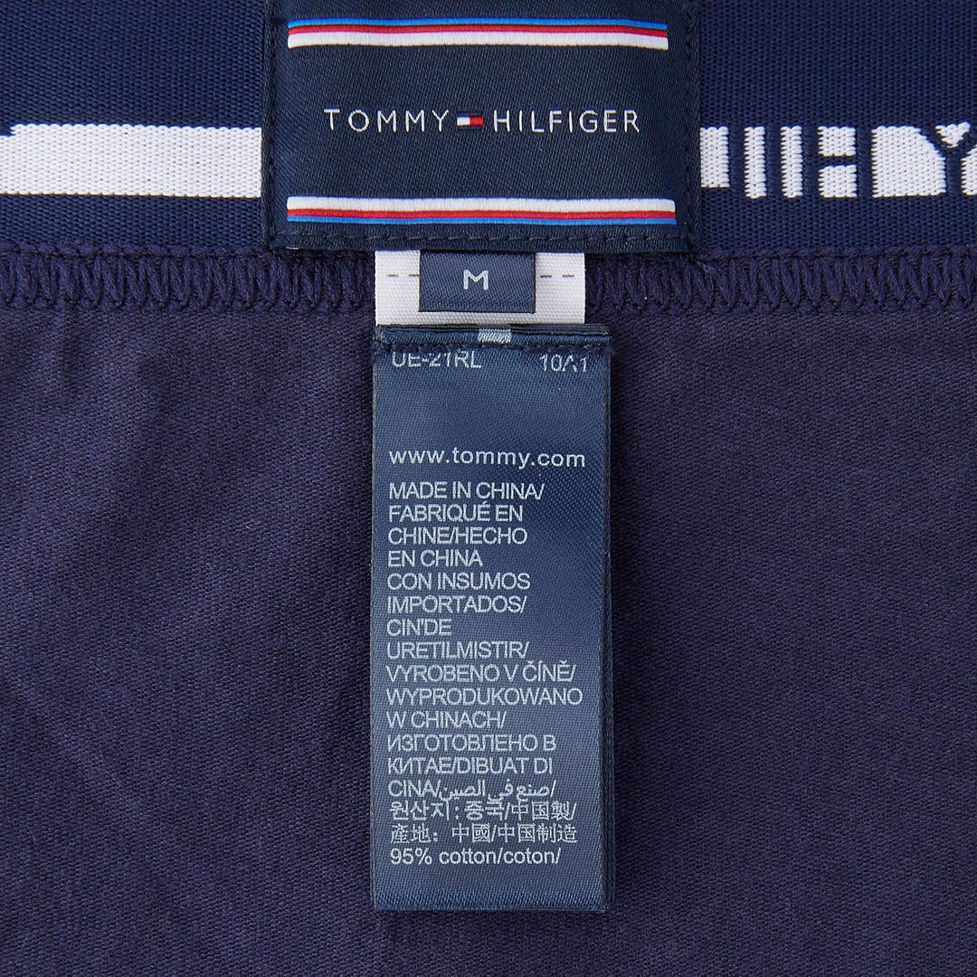 Tommy Hilfiger Herren 3er Pack Boxershorts Trunks Unterwäsche, Blau (Peacoat)