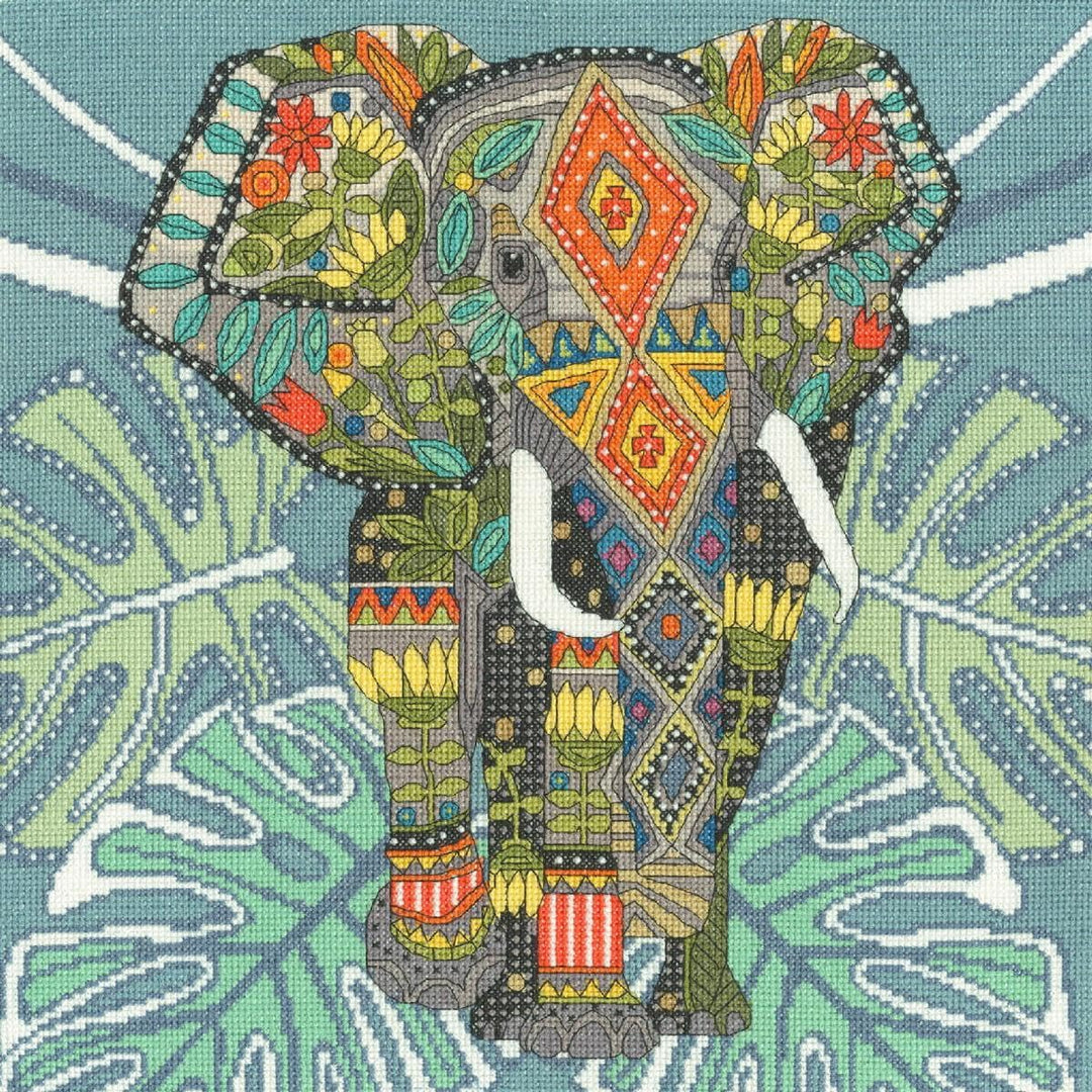 Bothy Threads Kreuzstich-Set, Motiv: Jeweled Elephant