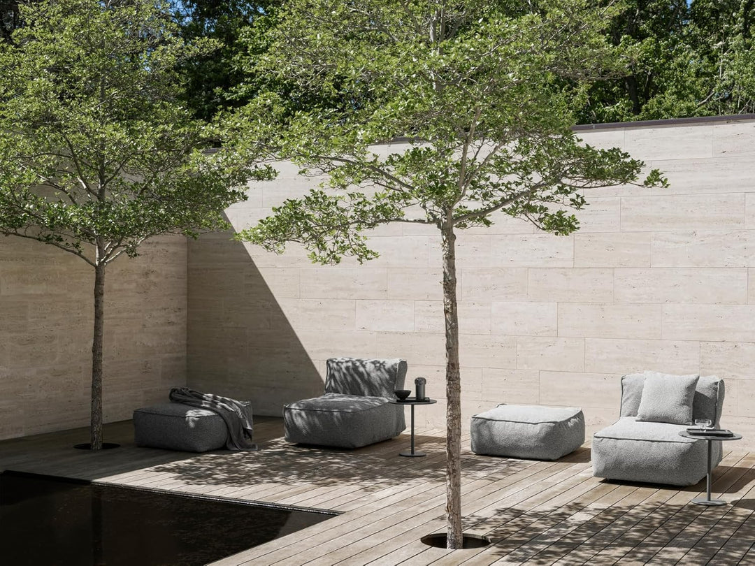 Blomus Beistelltisch-62016 Garten Beistelltisch, Warm Gray, 40 cm, Warm Gray
