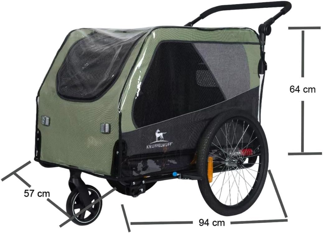 Knuffelwuff Regencover Cruvado | Transparenter PVC Regenschutz | Passgenau für Cruvado | Schutz vor