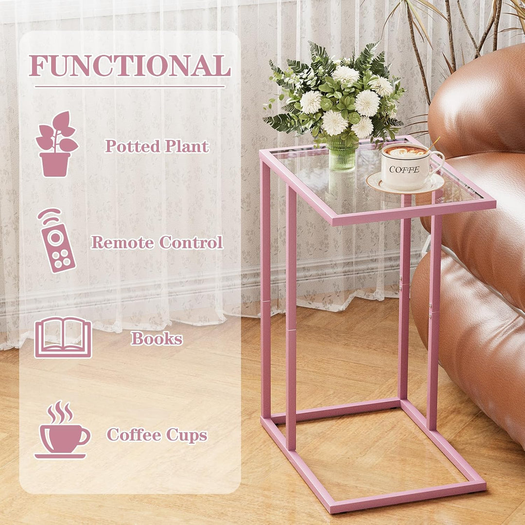 Beistelltisch C Form, Couch Beistelltischs, Kaffeetisch Kleiner Tisch, Sofa Tisch Beistelltische Bet