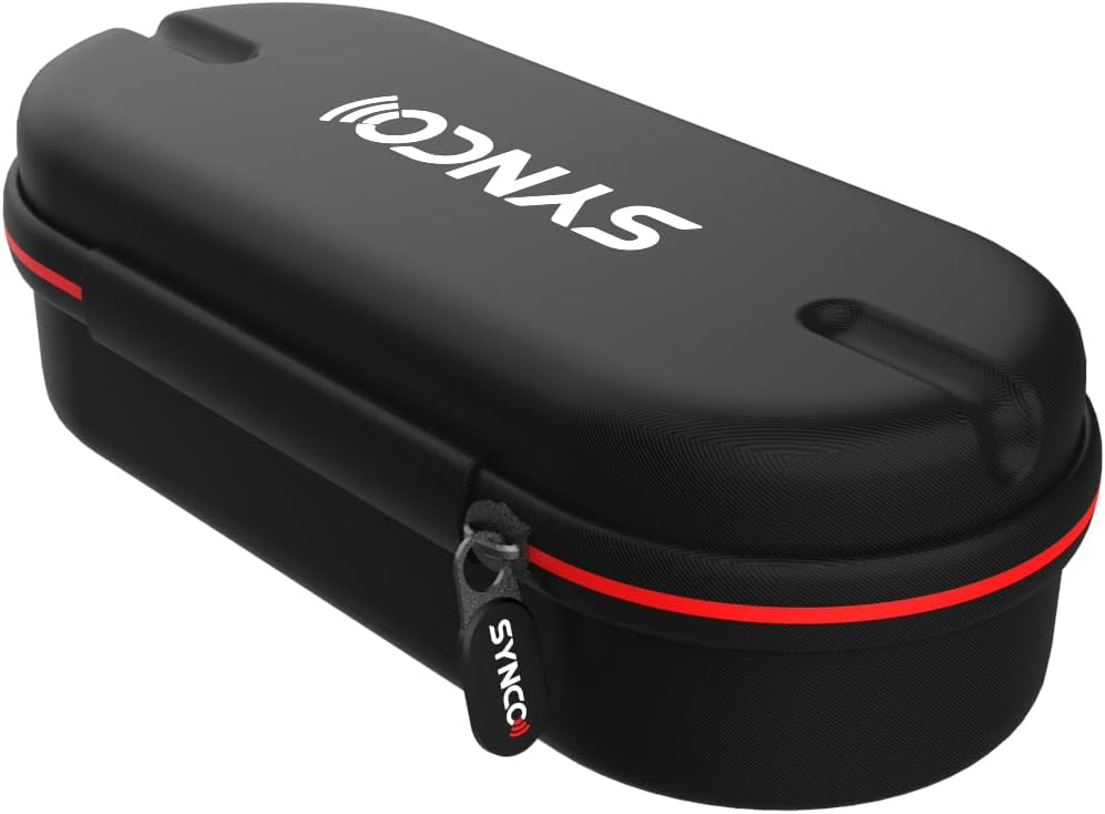 SYNCO G1 (A2) Pro 2,4 GHz kabelloses Lavalier Mikrofon mit Ladestation 1 Empfänger 2 Sendermikrofon