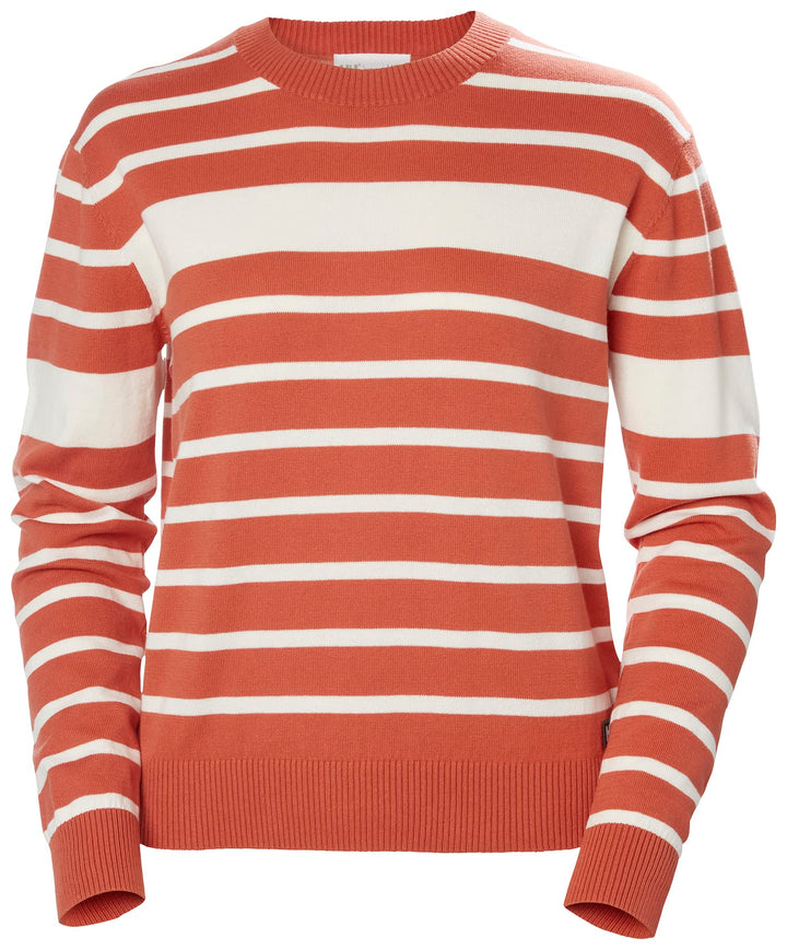 Helly Hansen Damen W Skagen Sweater 2.0 Pullover XL Terrakotta-streifen, XL Terrakotta-streifen