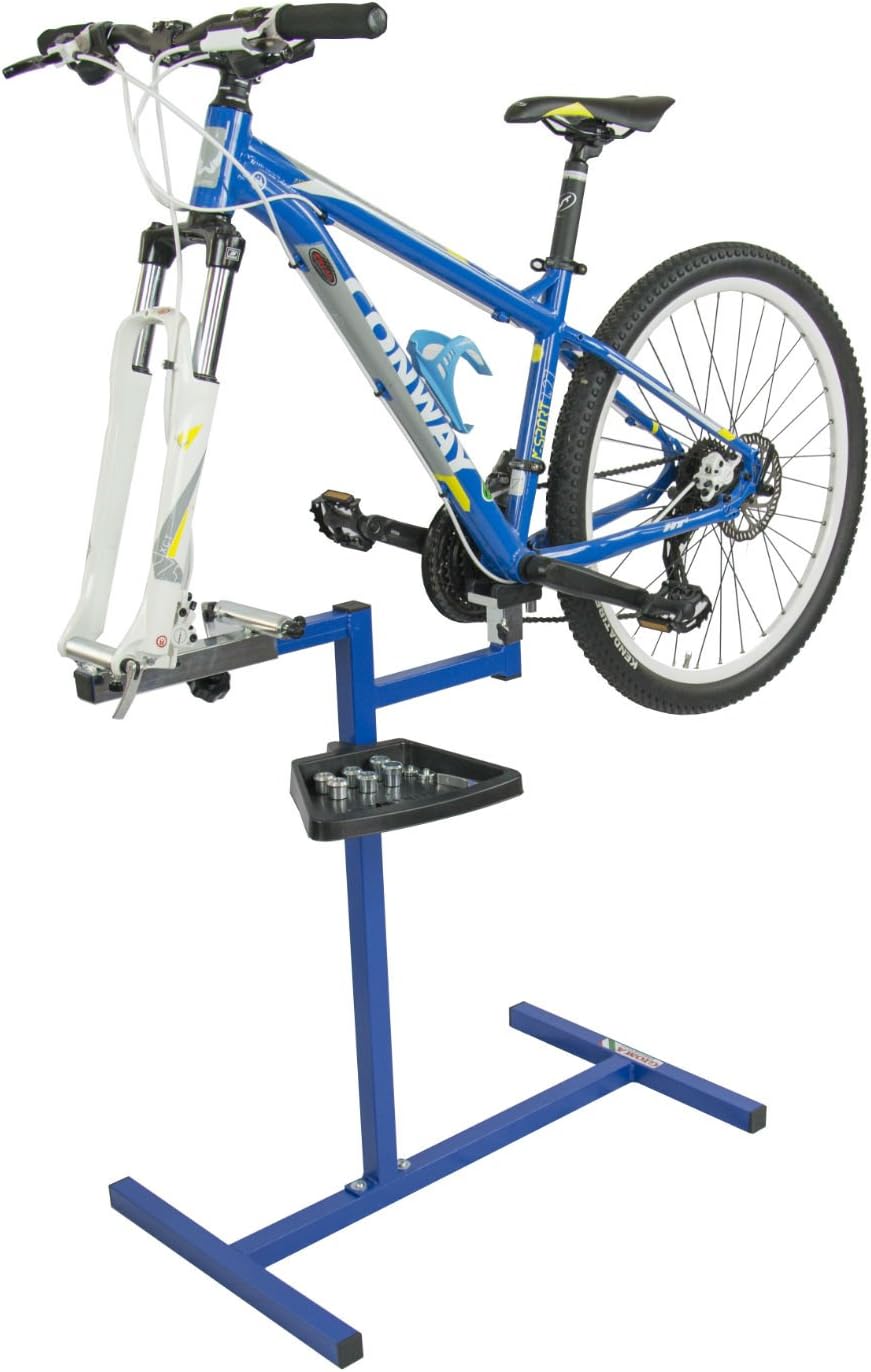 Gioma Bikestand Service Gc 210-00 Fahrradständer Fahrradwartungsständer, Metallo e blu, Einheitsgrös