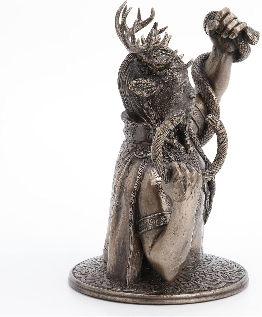 Veronese Design Cernunnos The Horned God of The Wild Resin Statue, Bronze-Finish
