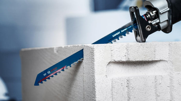 Bosch Professional 10x Expert ‘Aerated Concrete’ S 1241 HM Säbelsägeblatt (für Porenbeton, Länge 300