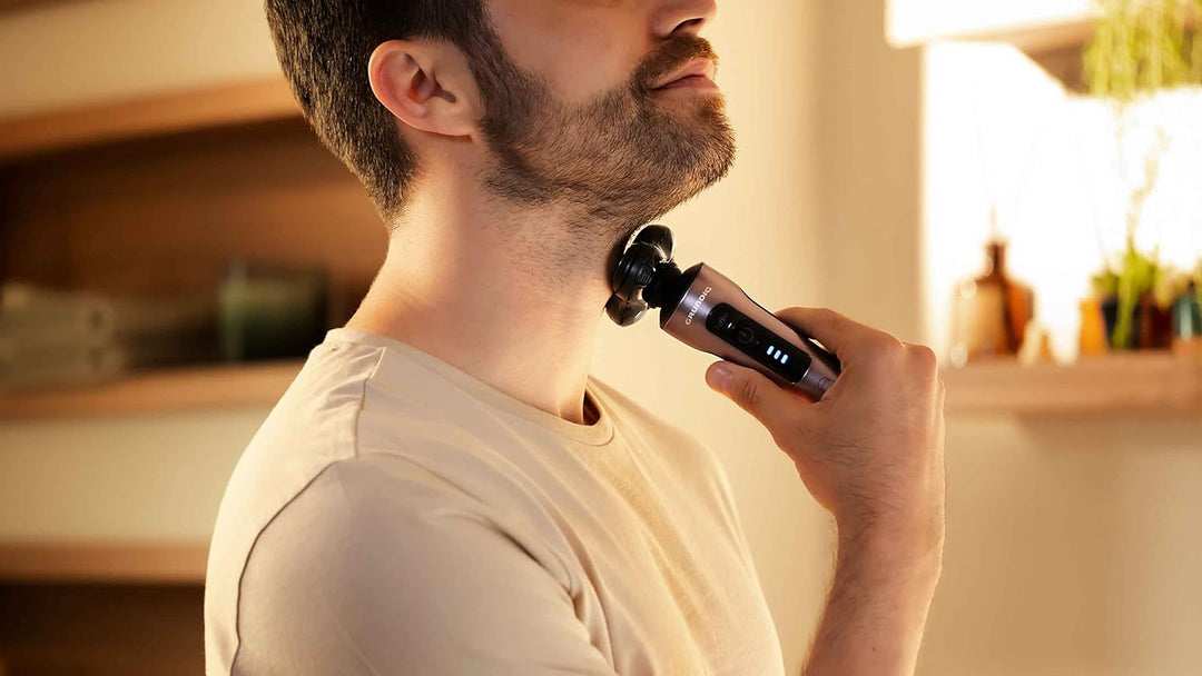Grundig ProClub MS 8130 Herrenrasierer, BeardCare Sensor, Kunststoff des äusseren Gehäuses aus 61% r