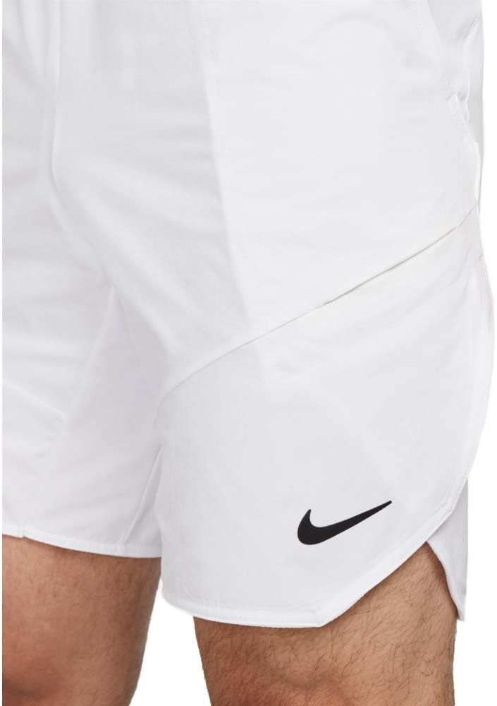 Nike Herren Short Nikecourt Dri-fit Advantage XL White/Black, XL White/Black