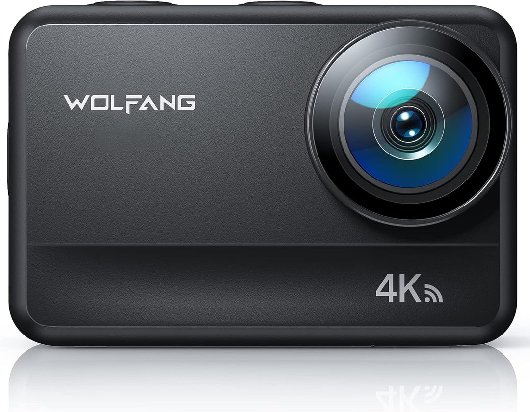 WOLFANG GA400 Action Cam 4K 60FPS Unterwasserkamera WiFi 8M Wasserdicht ohne Gehäuse 3.0 EIS Bildsta