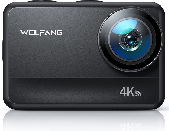 WOLFANG GA400 Action Cam 4K 60FPS Unterwasserkamera WiFi 8M Wasserdicht ohne Gehäuse 3.0 EIS Bildsta